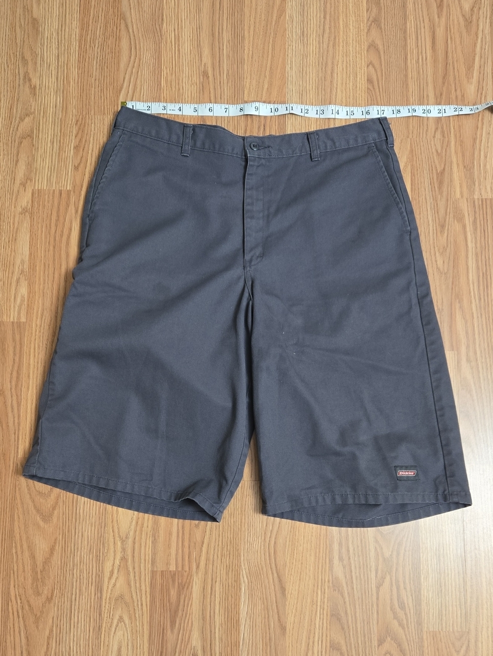 Dickies Charcoal Workwear Flat-Front Shorts
